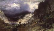 Ein Sturm in den RockY Mountains,Mount Rosalie Bierstadt